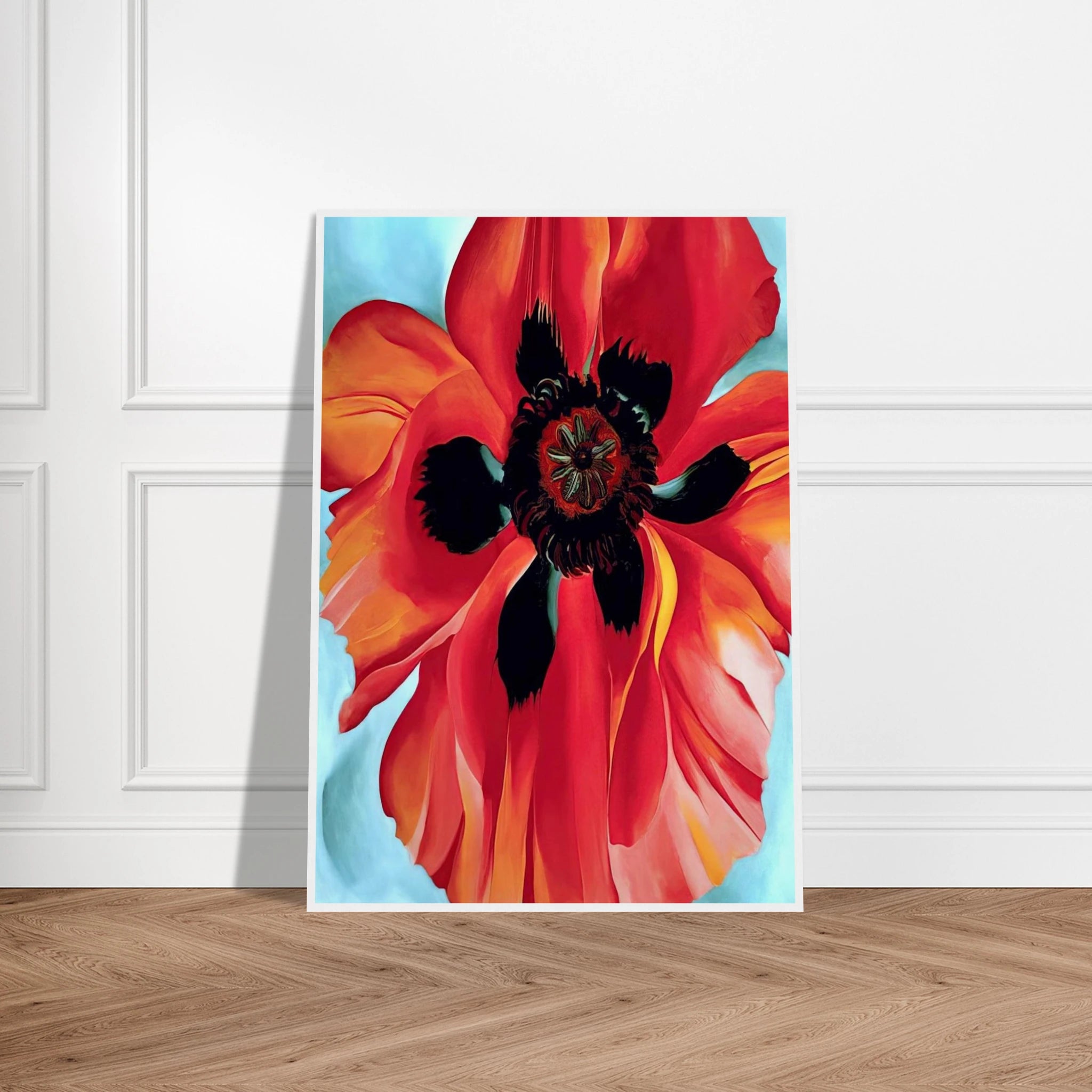 Red Poppy VI Framed Poster | Georgia O'Keeffe Framed Prints Wall Art | Georgia O Keeffe Prints