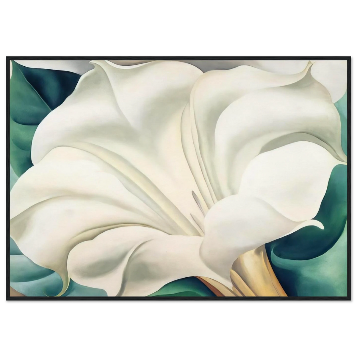 Jimson Weed 2 Framed Poster | Georgia O'Keeffe Framed Prints Wall Art | Georgia O Keeffe Prints