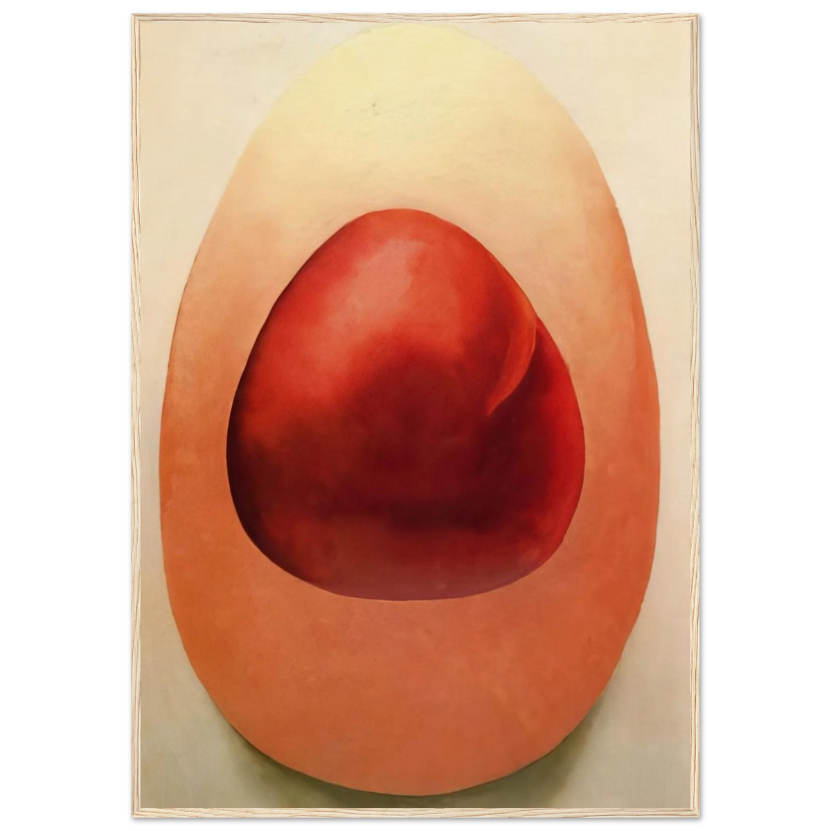 Red and Pink Rocks Framed Poster | Georgia O'Keeffe Framed Prints Wall Art | Georgia O Keeffe Prints