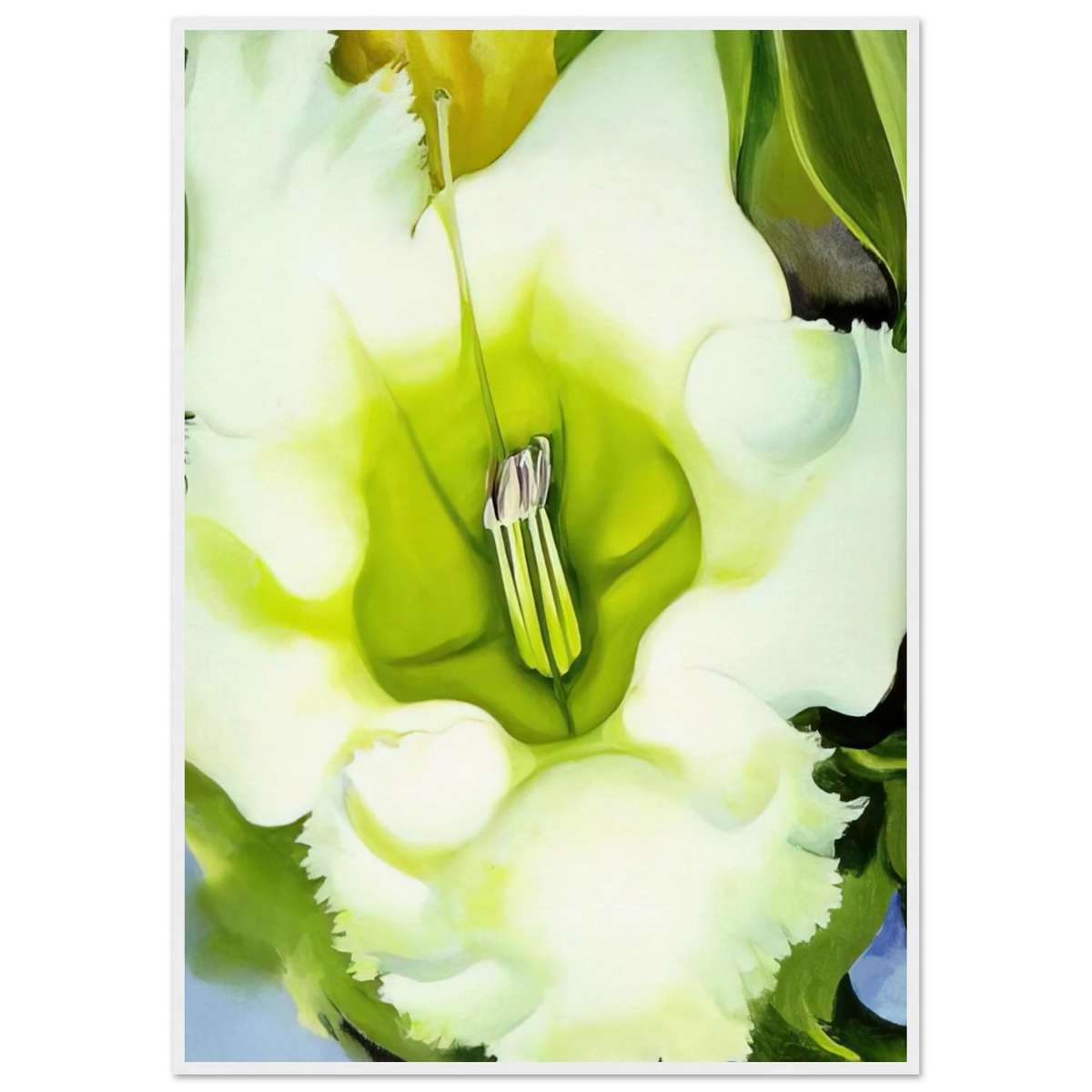 Cup Of Silver Ginger Framed Poster | Georgia O'Keeffe Framed Prints Wall Art | Georgia O Keeffe Prints