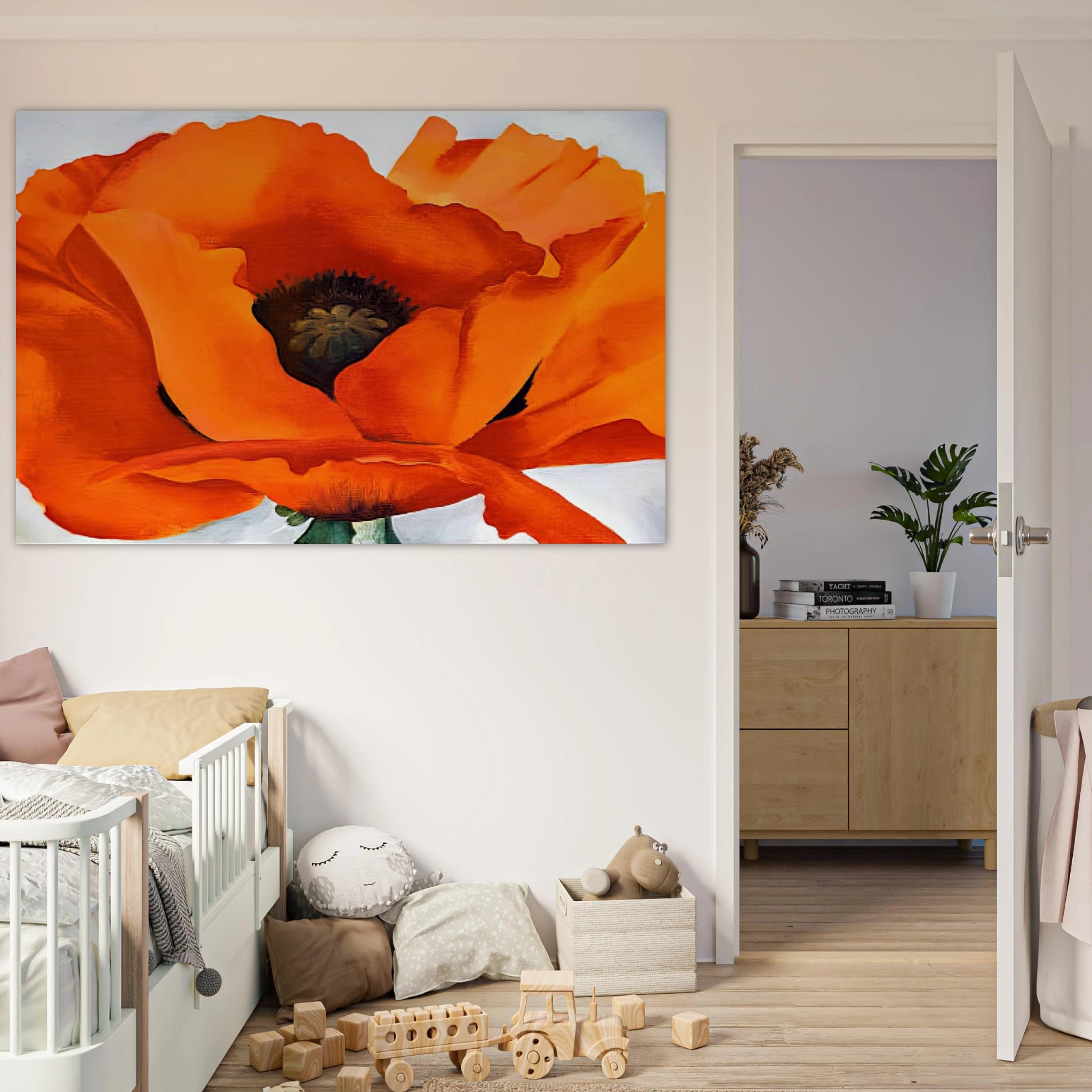 Red Poppy Poster | Georgia O'Keeffe Poster | Georgia O Keeffe Prints