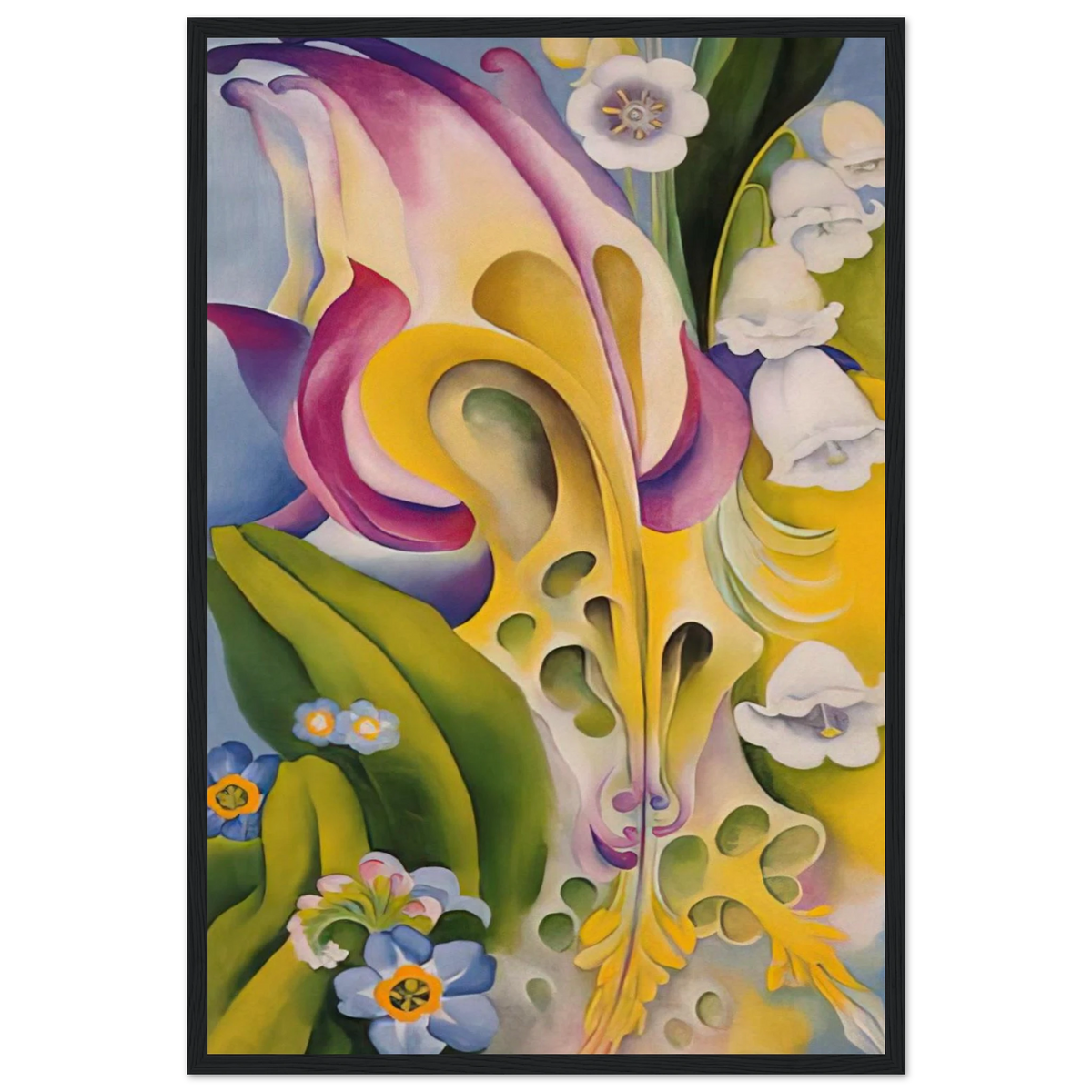 From the Old Garden No 2 Framed Poster | Georgia O'Keeffe Framed Prints Wall Art | Georgia O Keeffe Prints