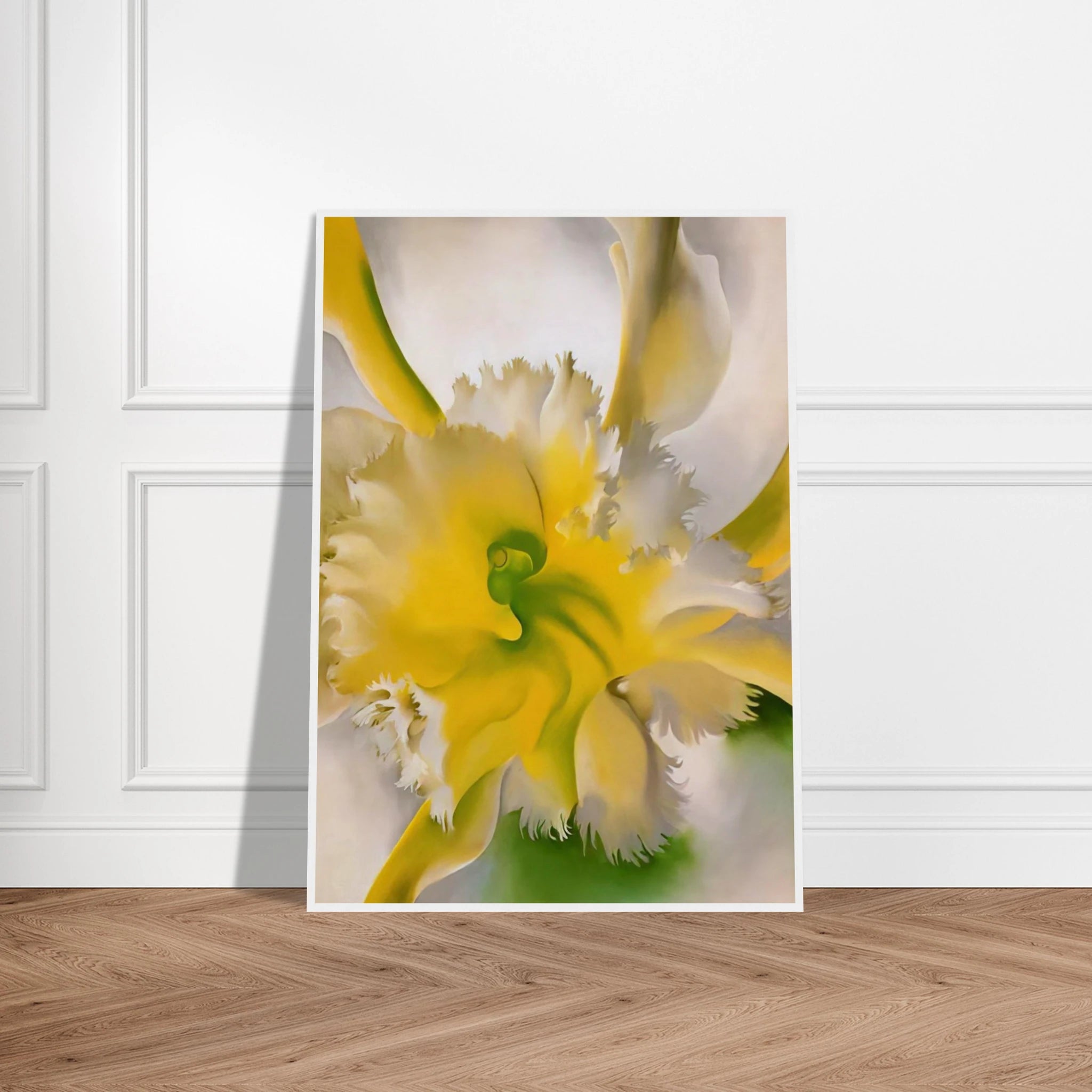 An Orchid Framed Poster | Georgia O'Keeffe Framed Prints Wall Art | Georgia O Keeffe Prints