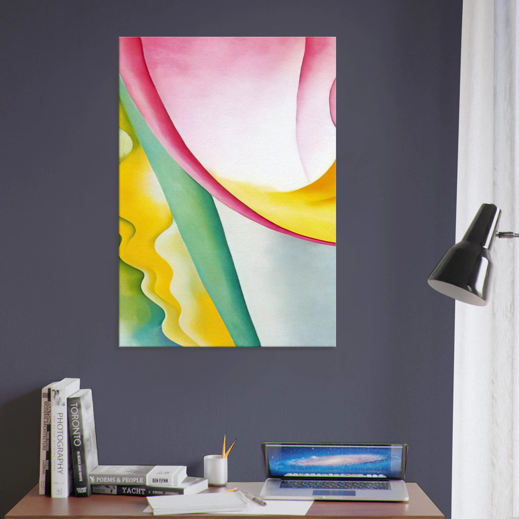 Abstraction No. 77  Tulip  Canvas | Georgia O'Keeffe Canvas | Georgia O Keeffe Prints