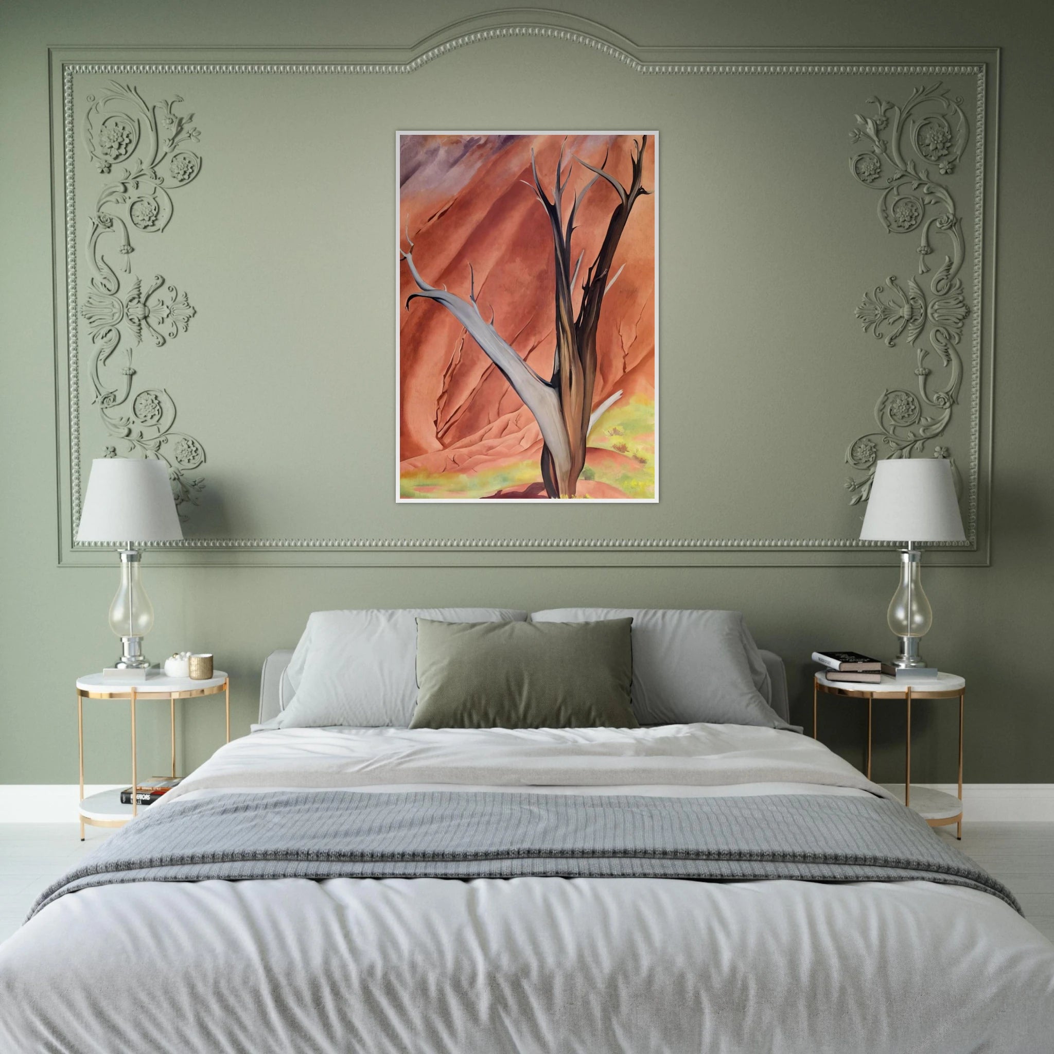 Gerald`s Tree Framed Poster | Georgia O'Keeffe Framed Prints Wall Art | Georgia O Keeffe Prints