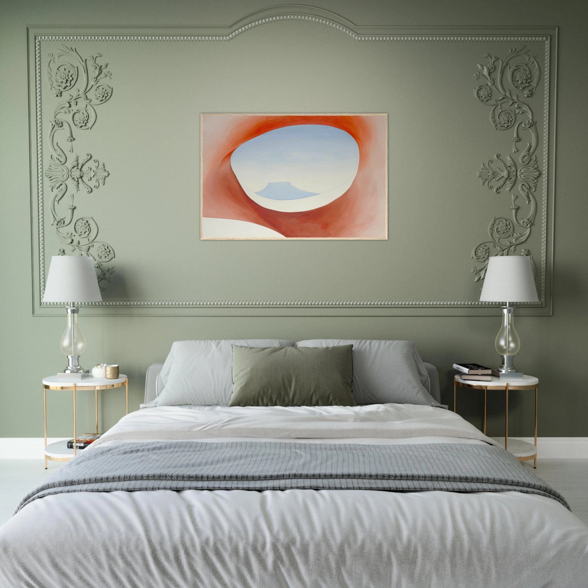 Pedernal - From the Ranch I Framed Poster | Georgia O'Keeffe Framed Prints Wall Art | Georgia O Keeffe Prints