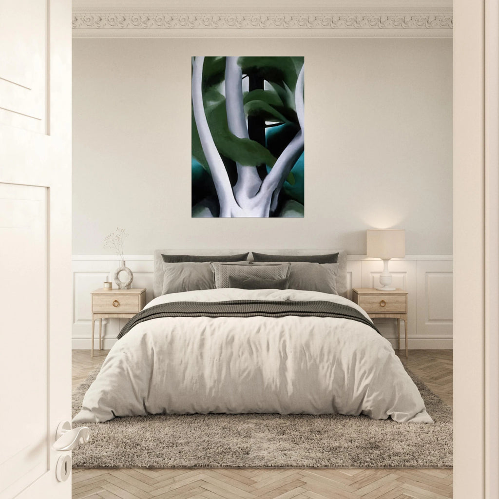 Birch and Pine Tree No. 1 Canvas | Georgia O'Keeffe Canvas | Georgia O Keeffe Prints