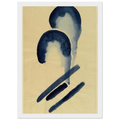 Blue-04 Framed Poster | Georgia O'Keeffe Framed Prints Wall Art | Georgia O Keeffe Prints