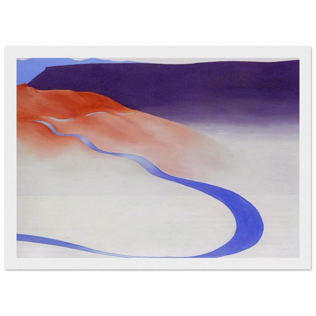 Road to the Ranch Framed Poster | Georgia O'Keeffe Framed Prints Wall Art | Georgia O Keeffe Prints