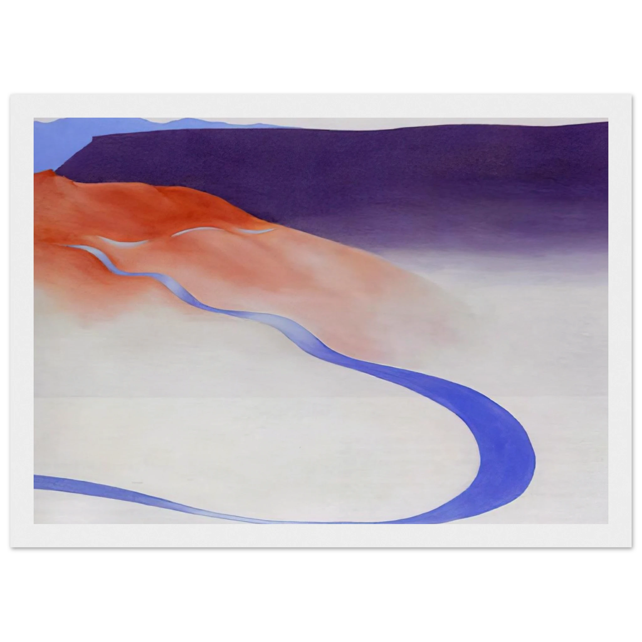 Road to the Ranch Framed Poster | Georgia O'Keeffe Framed Prints Wall Art | Georgia O Keeffe Prints