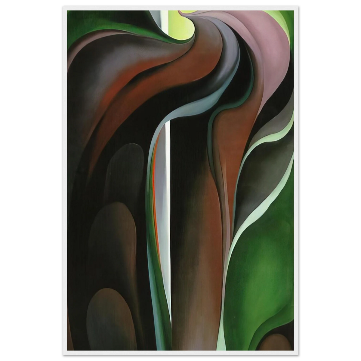 Jack-in-the-Pulpit ?V Framed Poster | Georgia O'Keeffe Framed Prints Wall Art | Georgia O Keeffe Prints