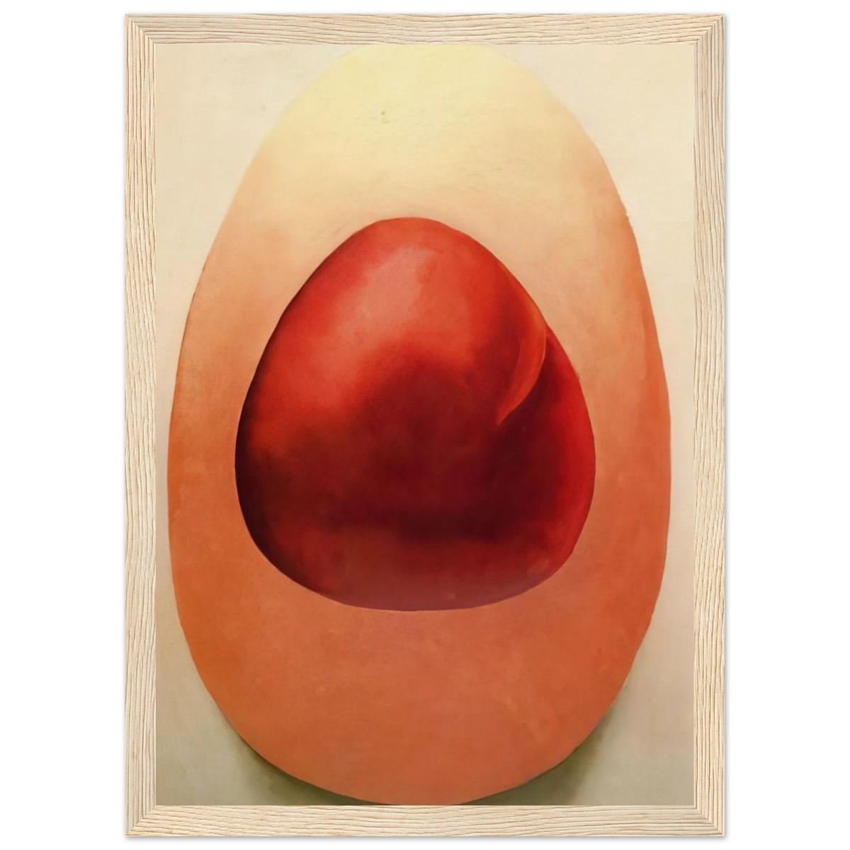 Red and Pink Rocks Framed Poster | Georgia O'Keeffe Framed Prints Wall Art | Georgia O Keeffe Prints