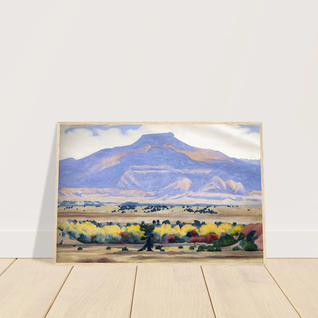 Pedernal Framed Poster | Georgia O'Keeffe Framed Prints Wall Art | Georgia O Keeffe Prints