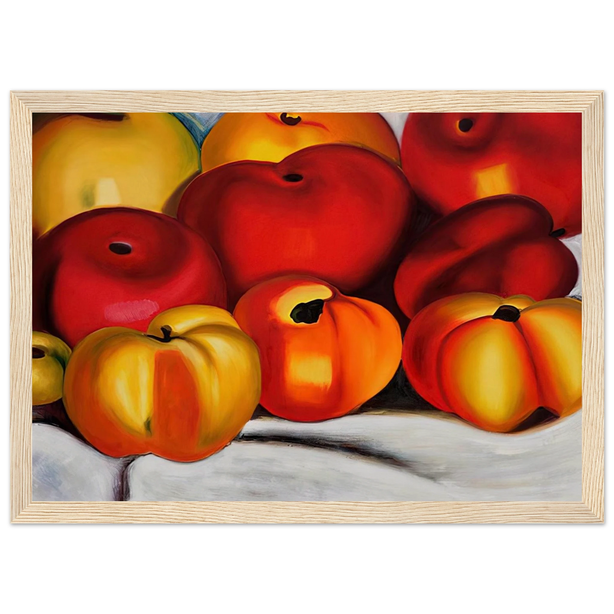 Apple Family II Framed Poster | Georgia O'Keeffe Framed Prints Wall Art | Georgia O Keeffe Prints