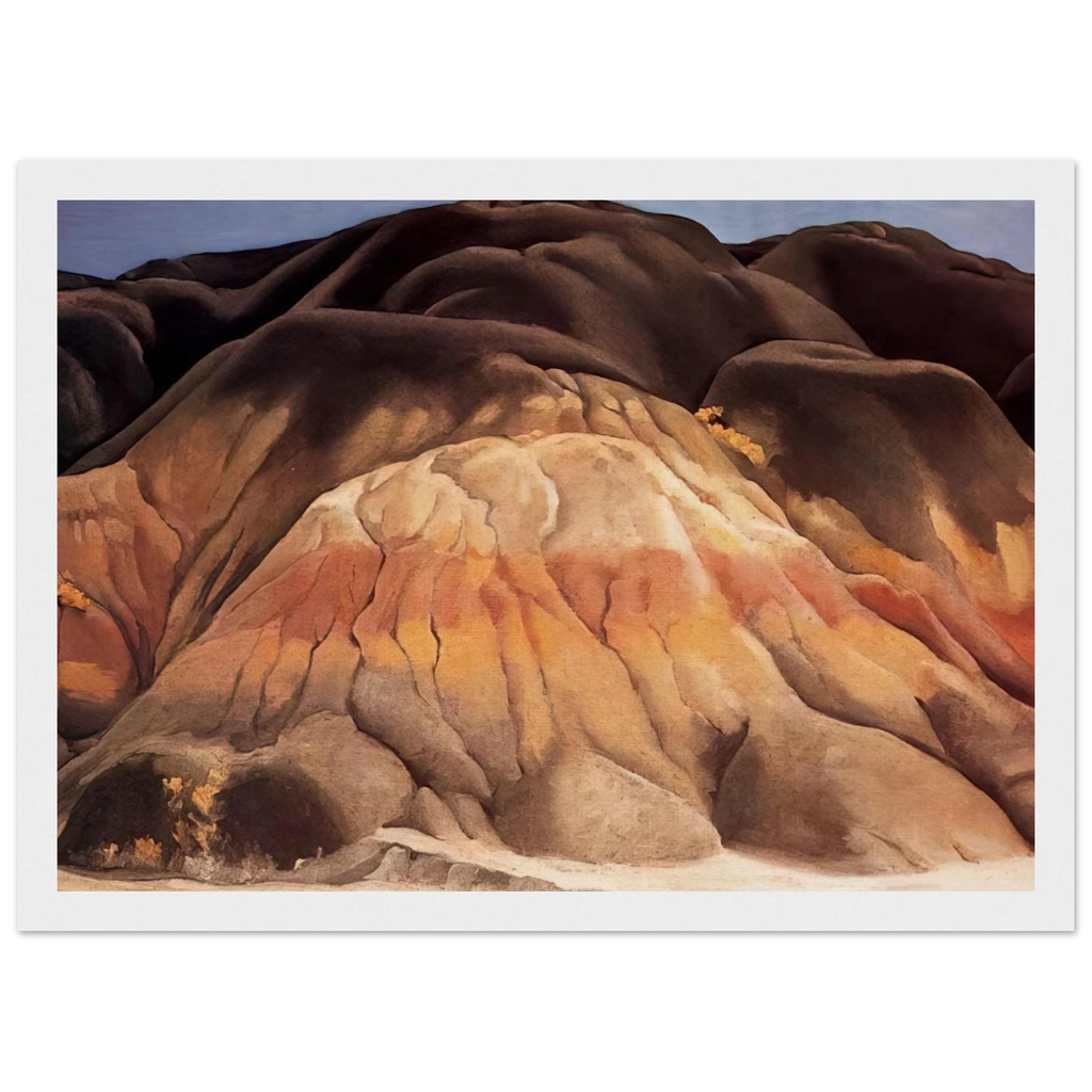 Grey Hills Framed Poster | Georgia O'Keeffe Framed Prints Wall Art | Georgia O Keeffe Prints