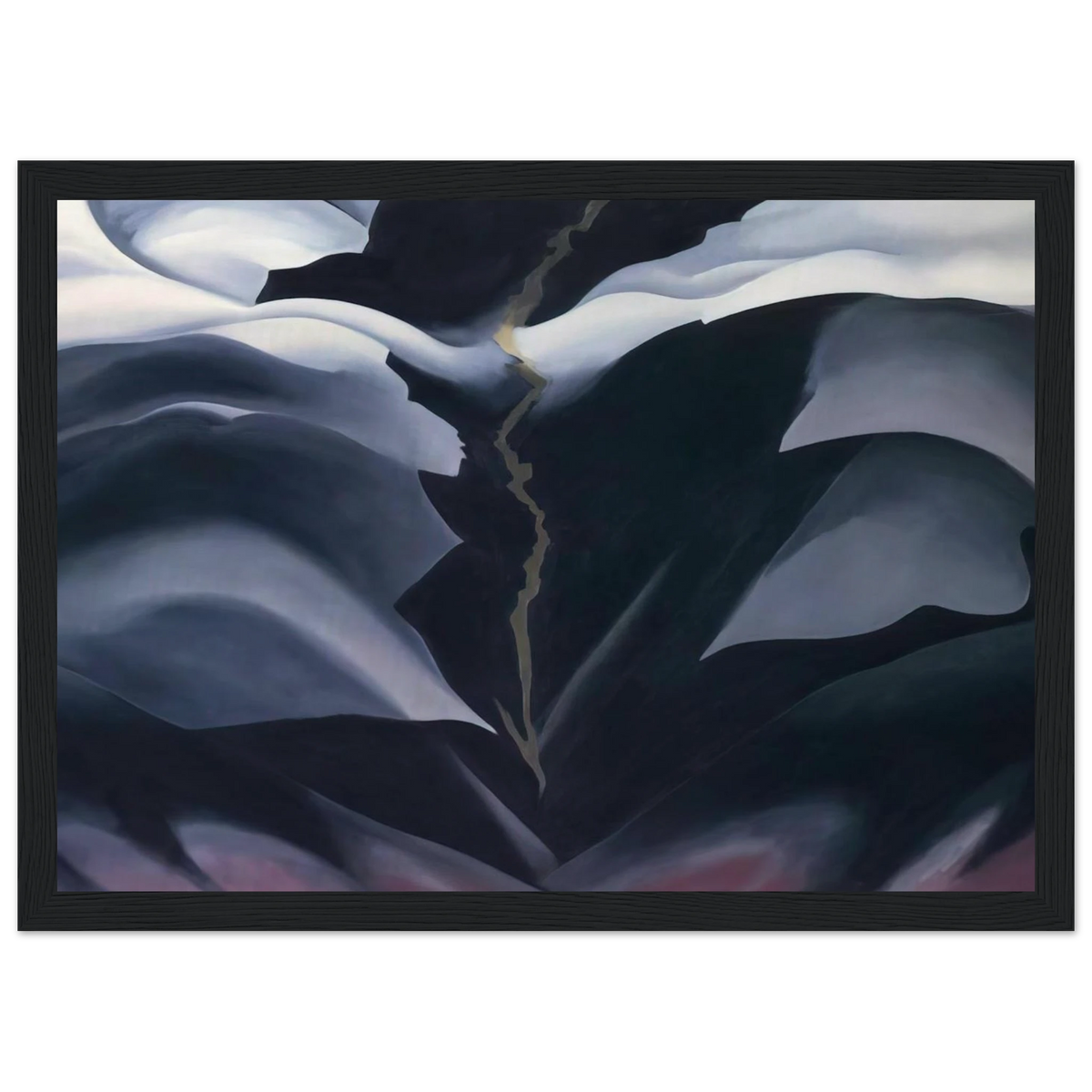 Black Place II Framed Poster | Georgia O'Keeffe Framed Prints Wall Art | Georgia O Keeffe Prints