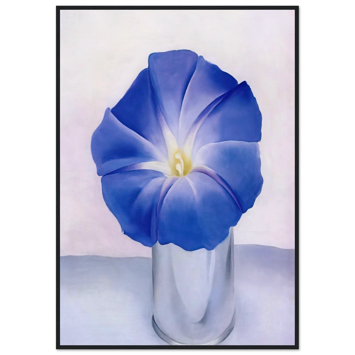 Blue Morning Glory Framed Poster | Georgia O'Keeffe Framed Prints Wall Art | Georgia O Keeffe Prints