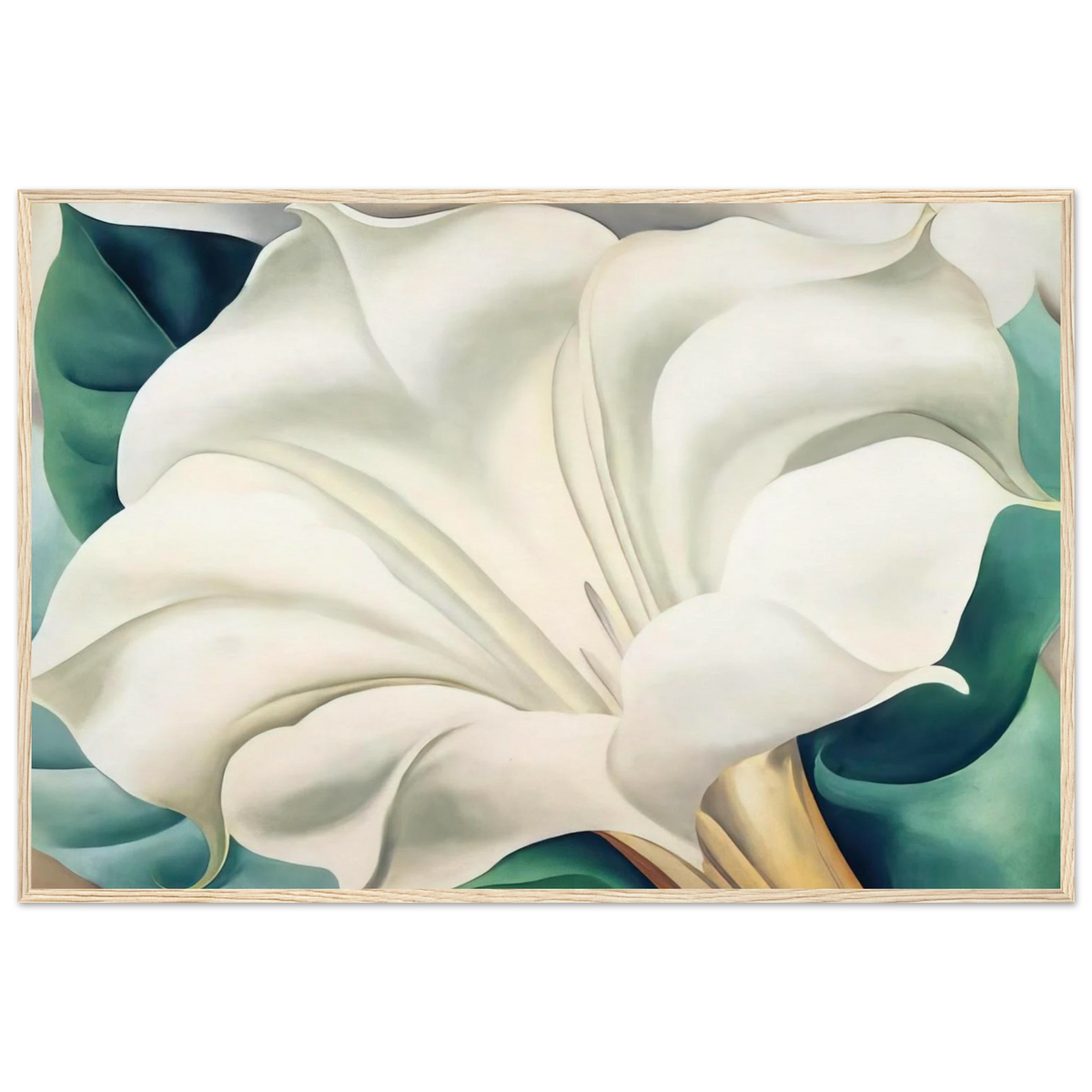 Jimson Weed 2 Framed Poster | Georgia O'Keeffe Framed Prints Wall Art | Georgia O Keeffe Prints