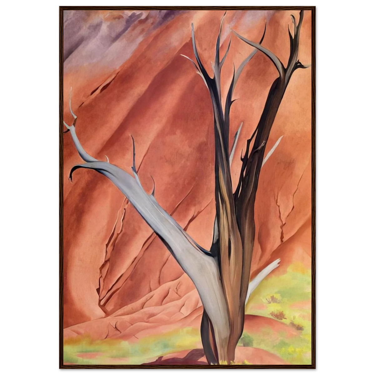 Gerald`s Tree Framed Poster | Georgia O'Keeffe Framed Prints Wall Art | Georgia O Keeffe Prints