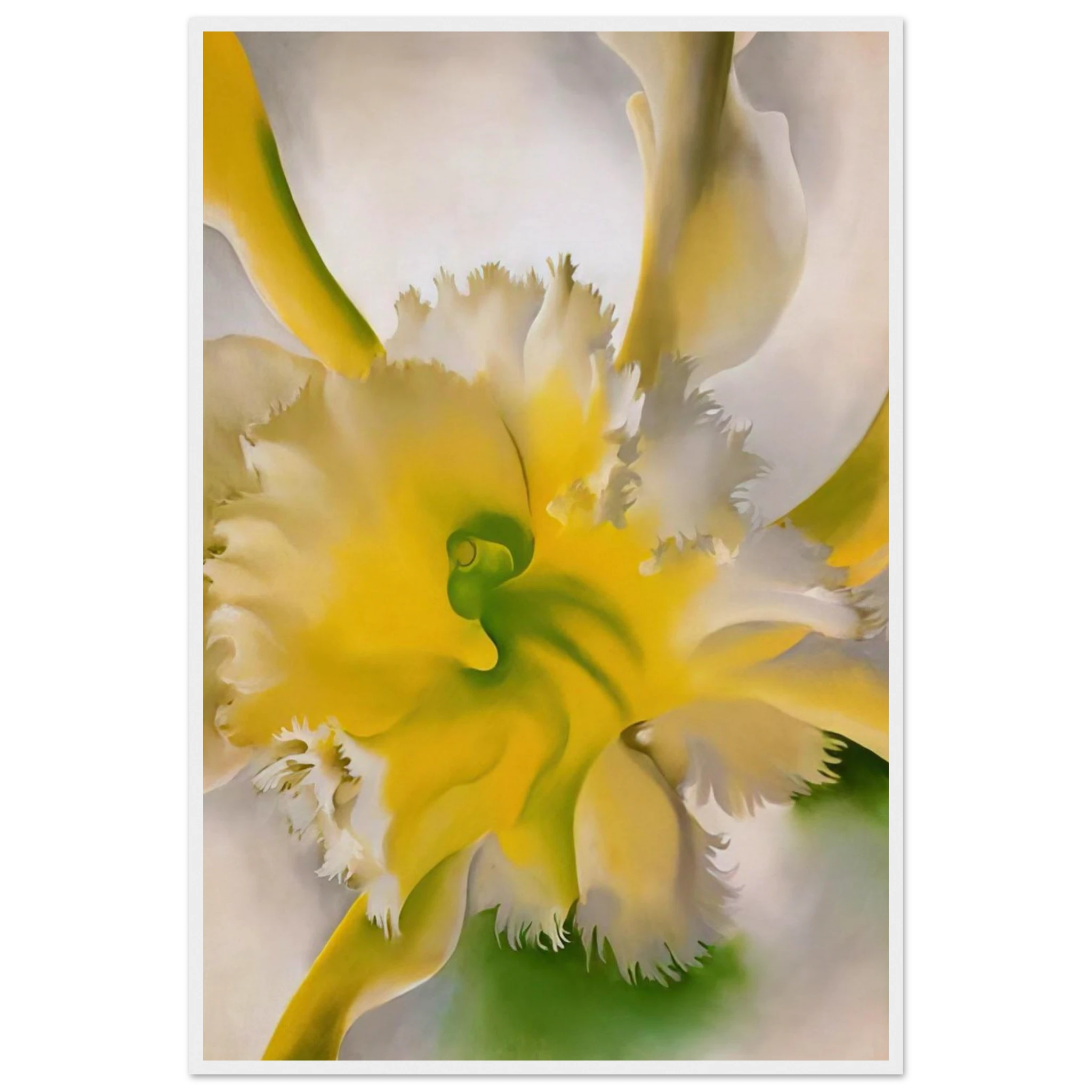 An Orchid Framed Poster | Georgia O'Keeffe Framed Prints Wall Art | Georgia O Keeffe Prints