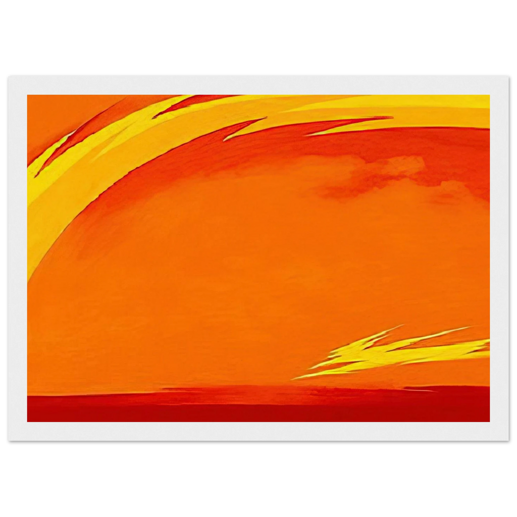 From the Plains II Framed Poster | Georgia O'Keeffe Framed Prints Wall Art | Georgia O Keeffe Prints