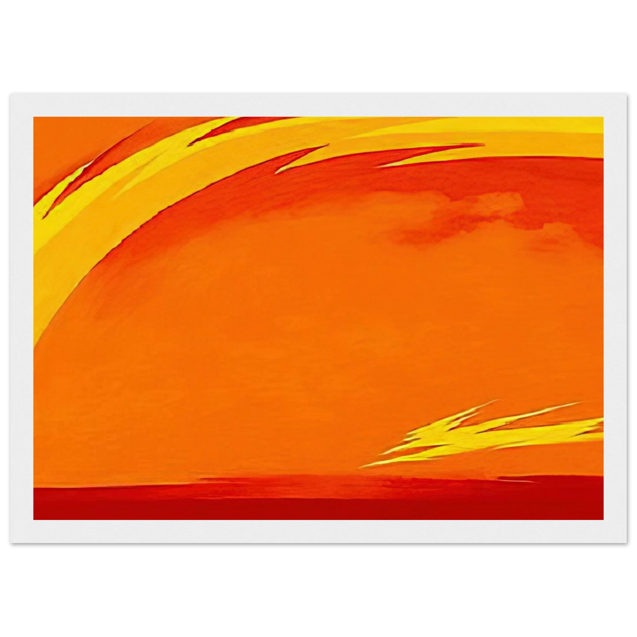 From the Plains II Framed Poster | Georgia O'Keeffe Framed Prints Wall Art | Georgia O Keeffe Prints