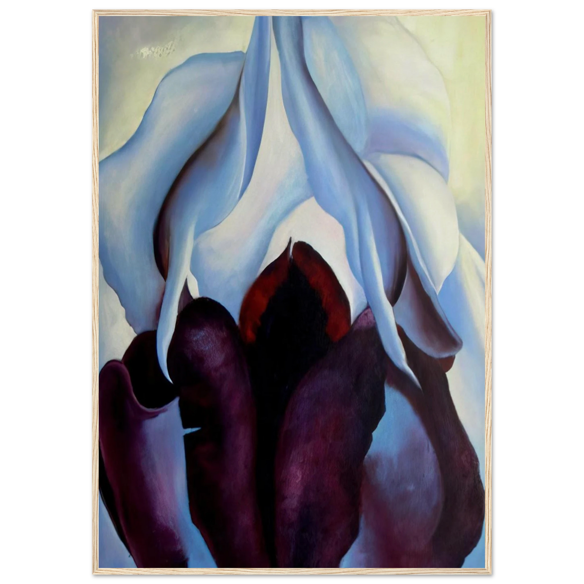 Flower of Life Framed Poster | Georgia O'Keeffe Framed Prints Wall Art | Georgia O Keeffe Prints
