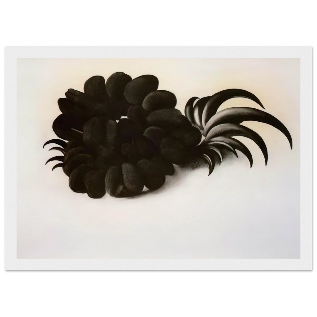 Eagle Claw and Bean Necklace Framed Poster | Georgia O'Keeffe Framed Prints Wall Art | Georgia O Keeffe Prints