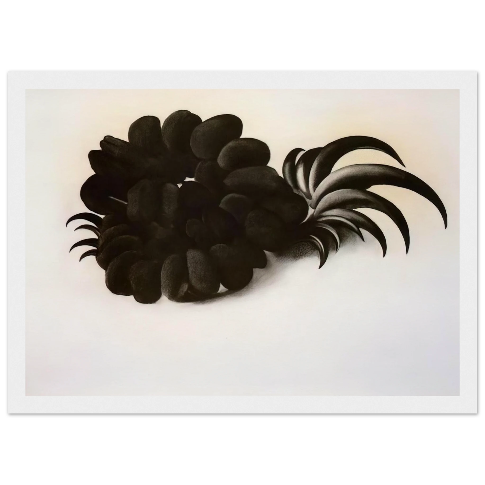 Eagle Claw and Bean Necklace Framed Poster | Georgia O'Keeffe Framed Prints Wall Art | Georgia O Keeffe Prints