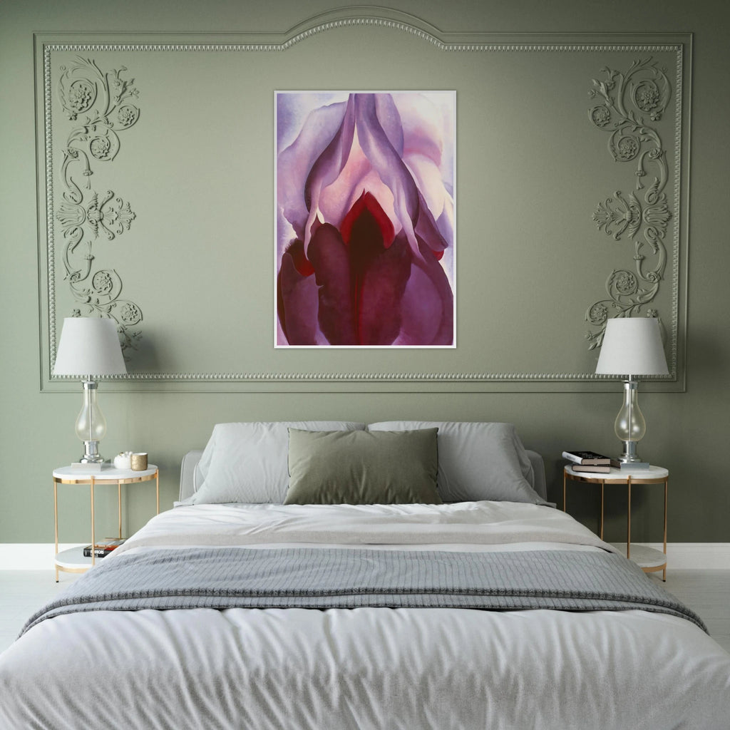 Flower of Life II Framed Poster | Georgia O'Keeffe Framed Prints Wall Art | Georgia O Keeffe Prints