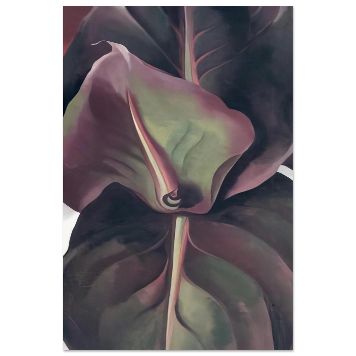 Canna Leaves Poster | Georgia O'Keeffe Poster | Georgia O Keeffe Prints