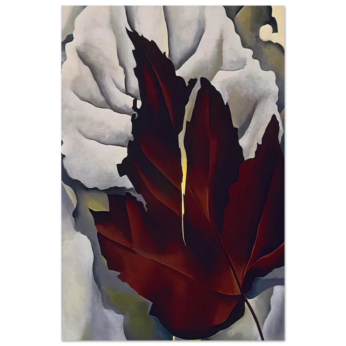 Pattern of Leaves Poster | Georgia O'Keeffe Poster | Georgia O Keeffe Prints