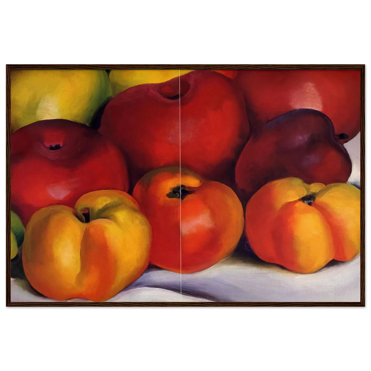 Apple Family Framed Poster | Georgia O'Keeffe Framed Prints Wall Art | Georgia O Keeffe Prints