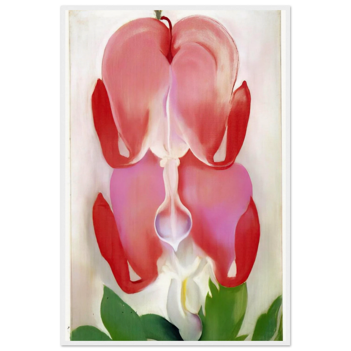 Bleeding Heart Framed Poster | Georgia O'Keeffe Framed Prints Wall Art | Georgia O Keeffe Prints