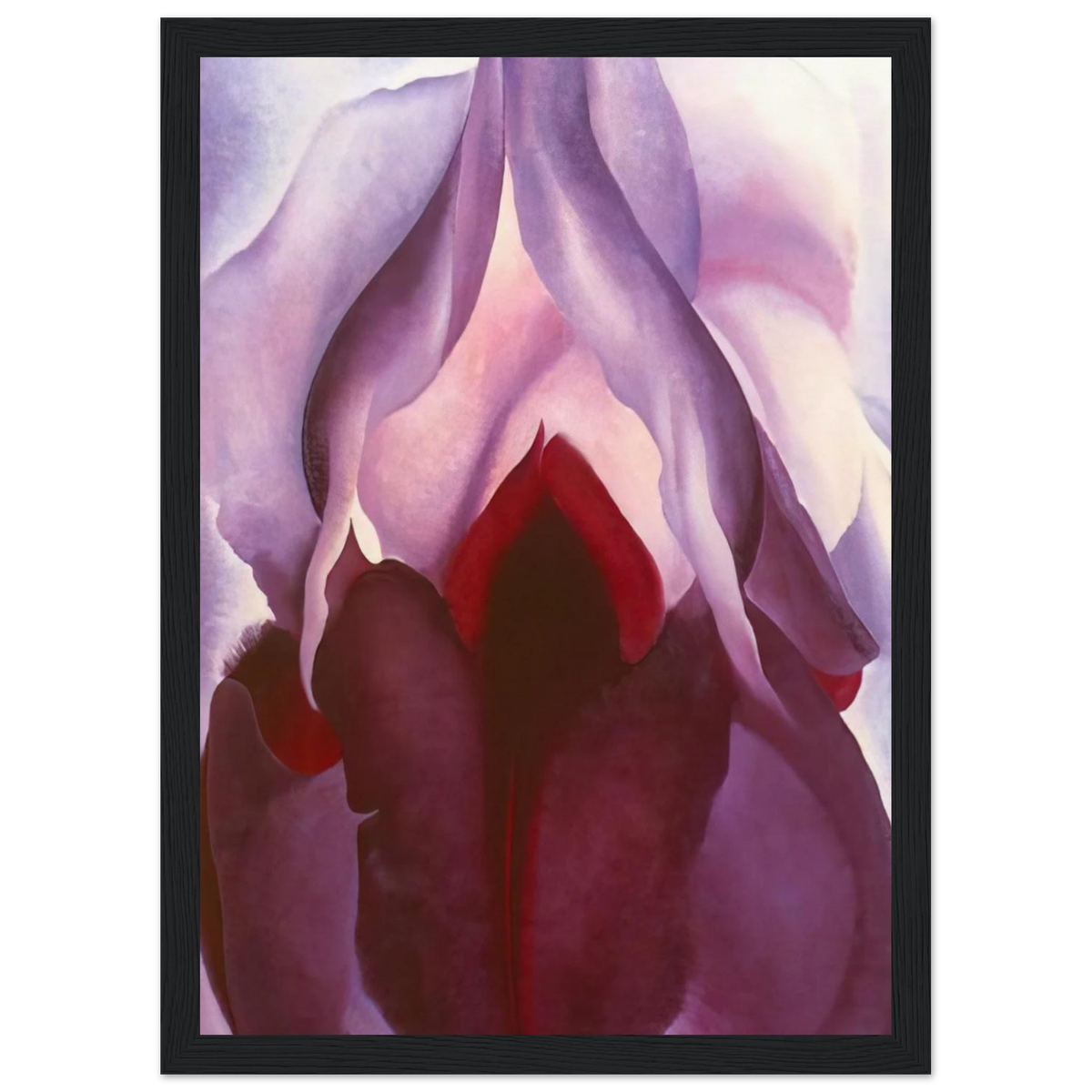 Flower of Life II Framed Poster | Georgia O'Keeffe Framed Prints Wall Art | Georgia O Keeffe Prints