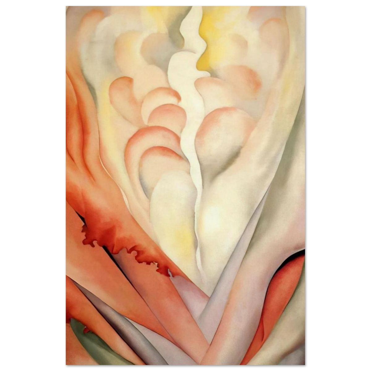 Flower Abstraction Poster | Georgia O'Keeffe Poster | Georgia O Keeffe Prints