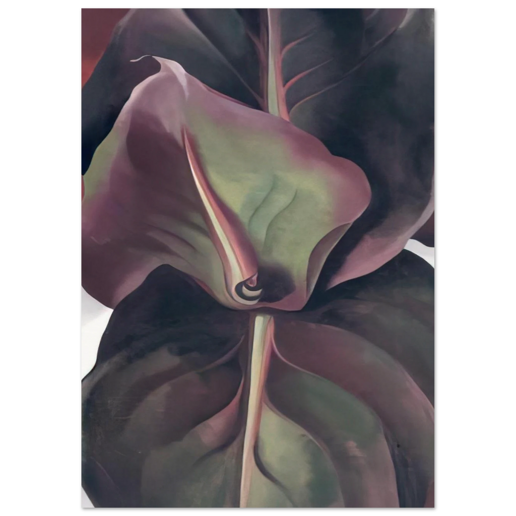 Canna Leaves Poster | Georgia O'Keeffe Poster | Georgia O Keeffe Prints