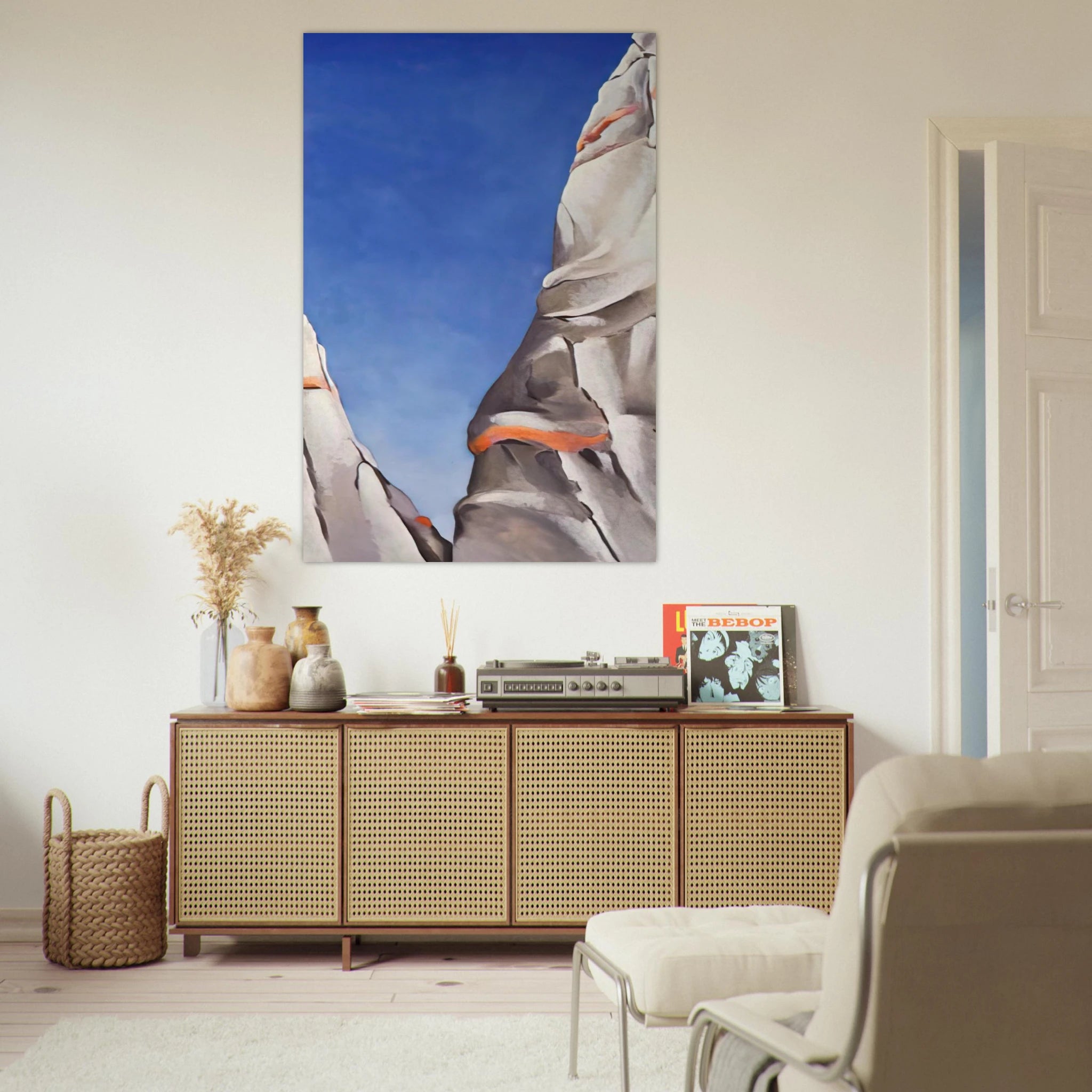 Blue Sky Poster | Georgia O'Keeffe Poster | Georgia O Keeffe Prints