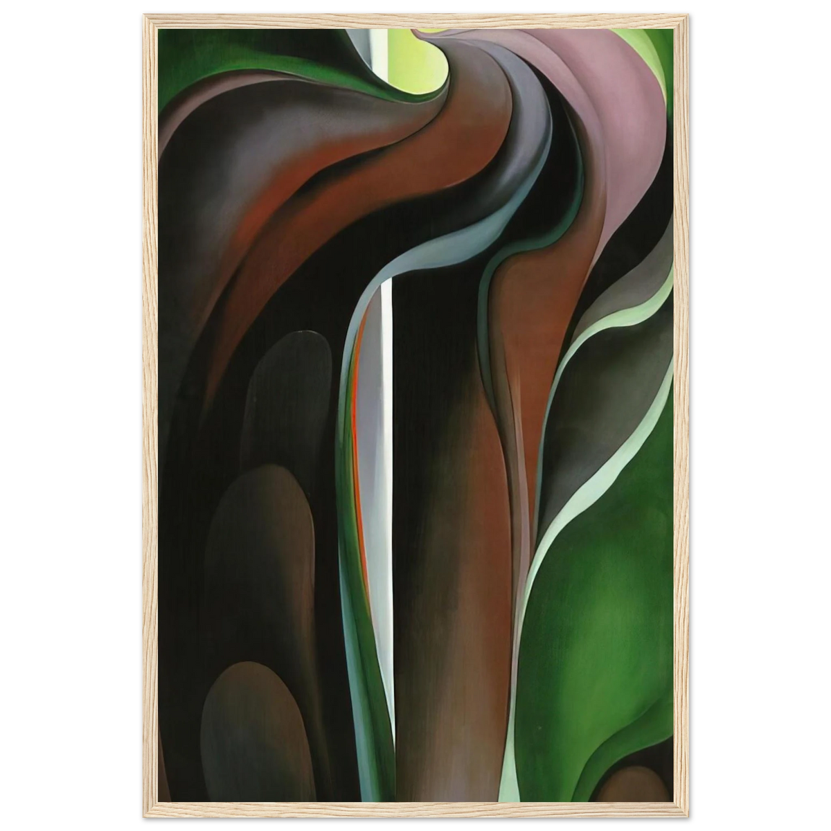 Jack-in-the-Pulpit ?V Framed Poster | Georgia O'Keeffe Framed Prints Wall Art | Georgia O Keeffe Prints
