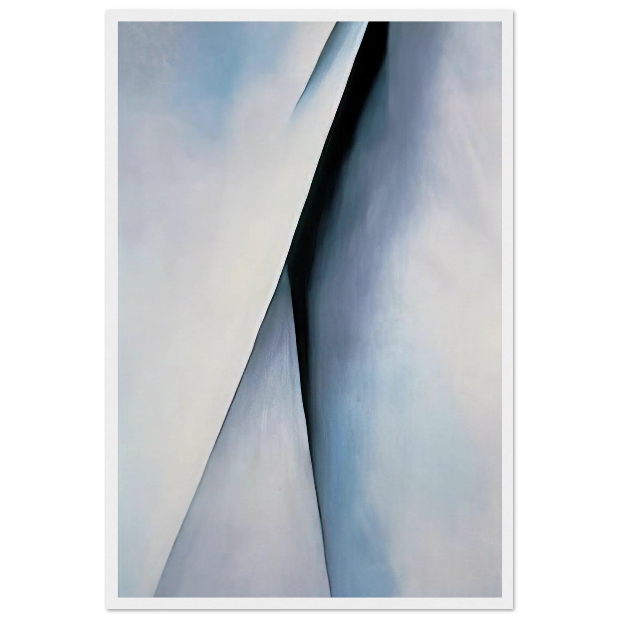Abstraction White Framed Poster | Georgia O'Keeffe Framed Prints Wall Art | Georgia O Keeffe Prints