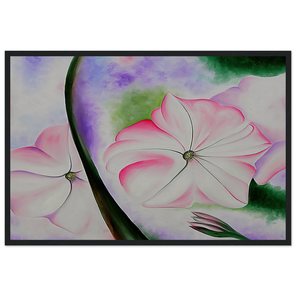 Petunia No. 2 Framed Poster | Georgia O'Keeffe Framed Prints Wall Art | Georgia O Keeffe Prints