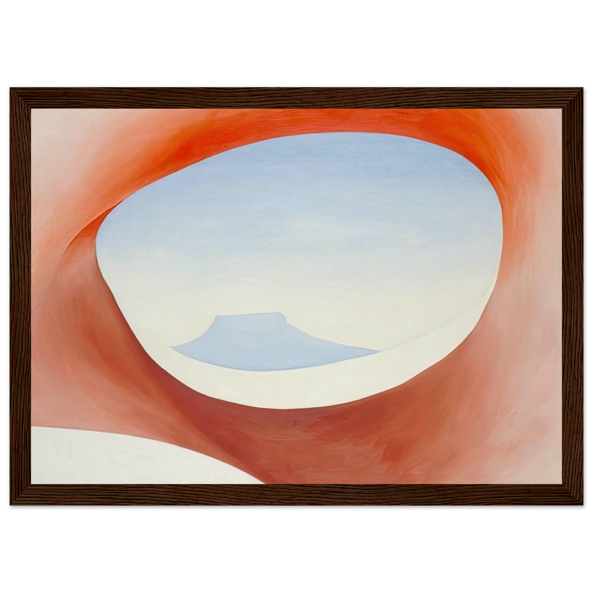 Pedernal - From the Ranch I Framed Poster | Georgia O'Keeffe Framed Prints Wall Art | Georgia O Keeffe Prints