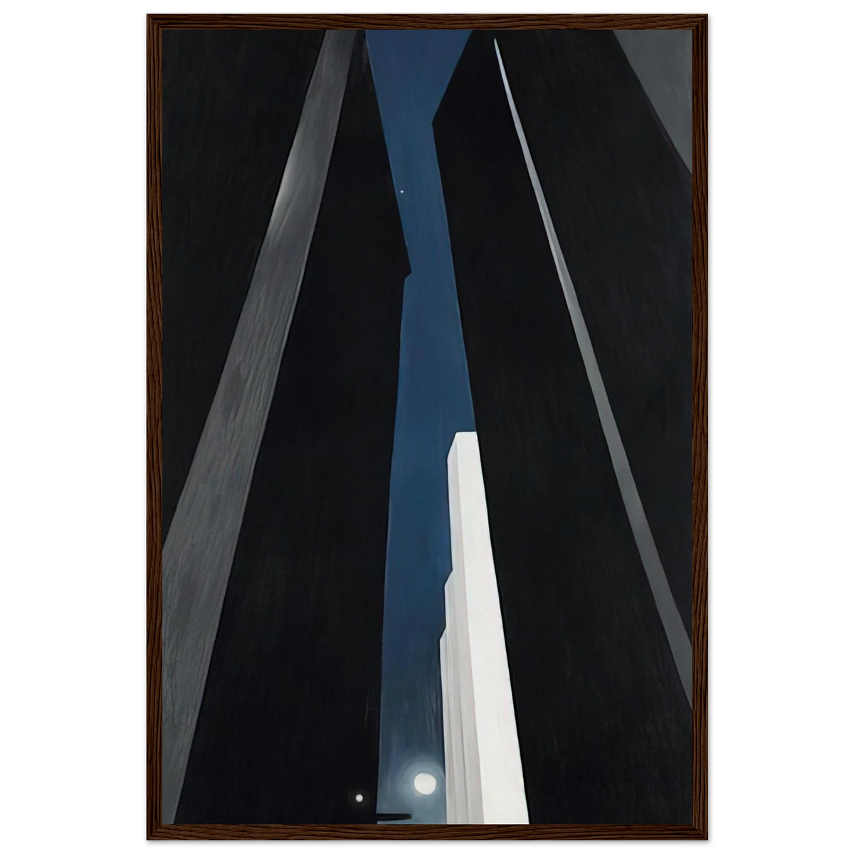 City Night Framed Poster | Georgia O'Keeffe Framed Prints Wall Art | Georgia O Keeffe Prints