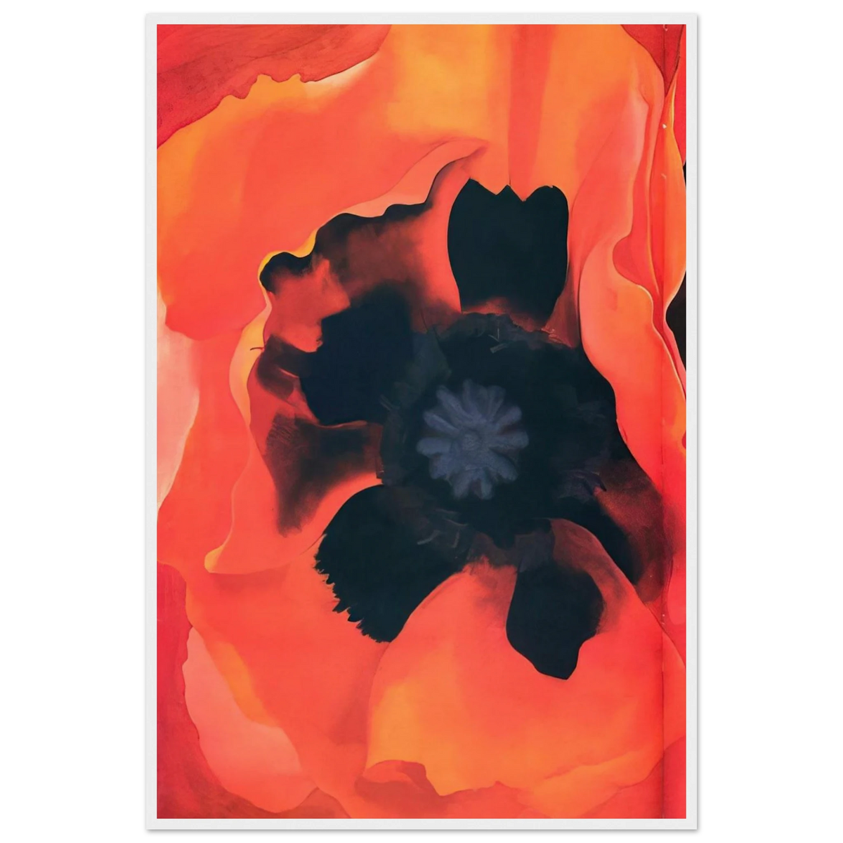 Poppy 2 Framed Poster | Georgia O'Keeffe Framed Prints Wall Art | Georgia O Keeffe Prints