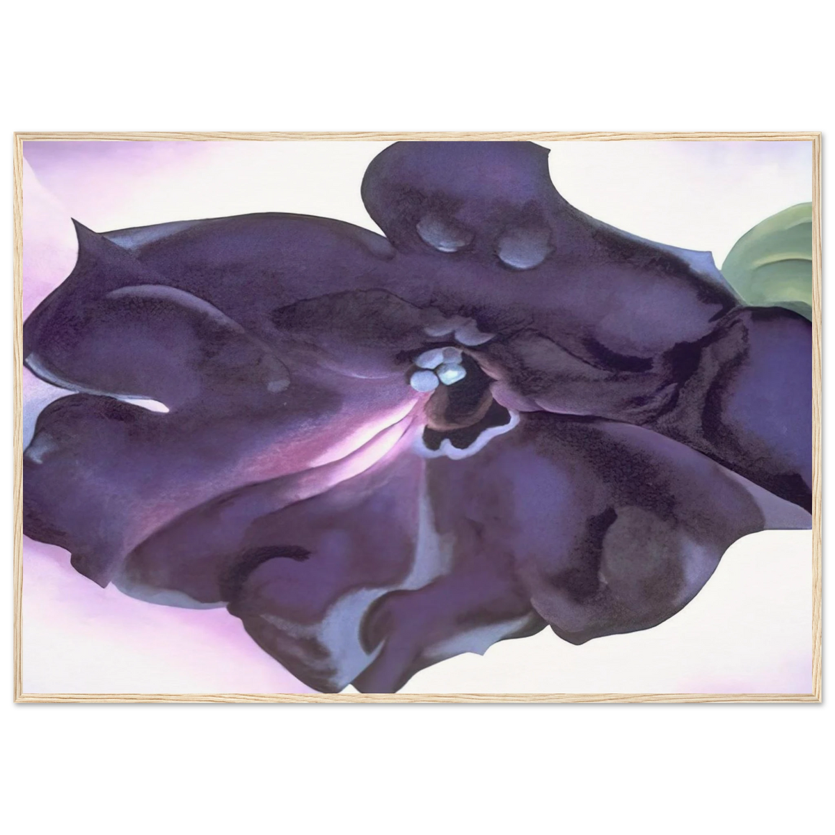 Petunia Framed Poster | Georgia O'Keeffe Framed Prints Wall Art | Georgia O Keeffe Prints