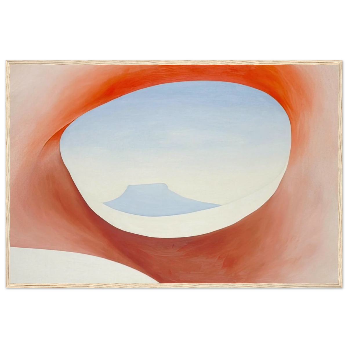 Pedernal - From the Ranch I Framed Poster | Georgia O'Keeffe Framed Prints Wall Art | Georgia O Keeffe Prints