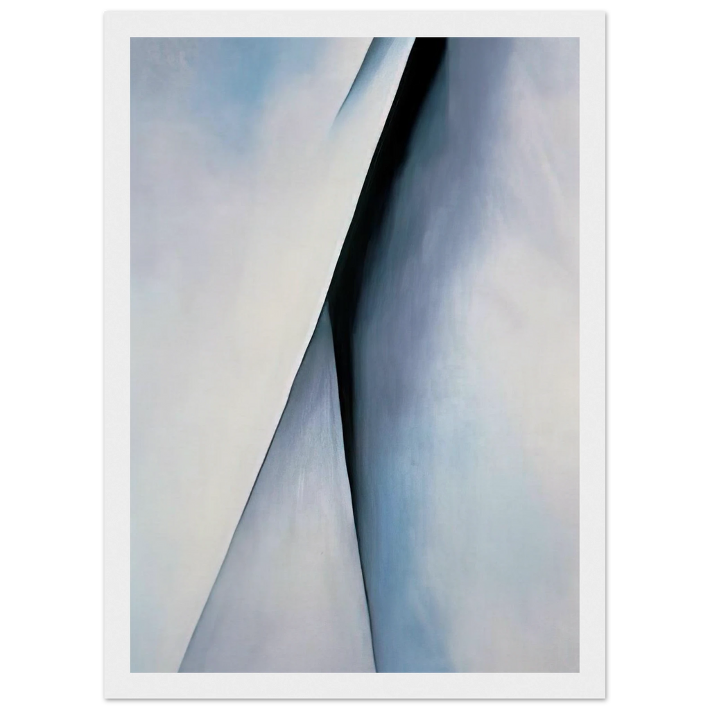 Abstraction White Framed Poster | Georgia O'Keeffe Framed Prints Wall Art | Georgia O Keeffe Prints