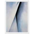 Abstraction White Framed Poster | Georgia O'Keeffe Framed Prints Wall Art | Georgia O Keeffe Prints