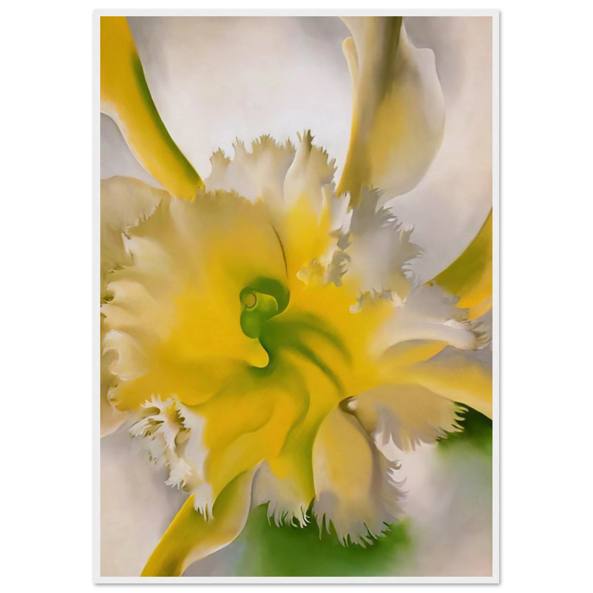 An Orchid Framed Poster | Georgia O'Keeffe Framed Prints Wall Art | Georgia O Keeffe Prints