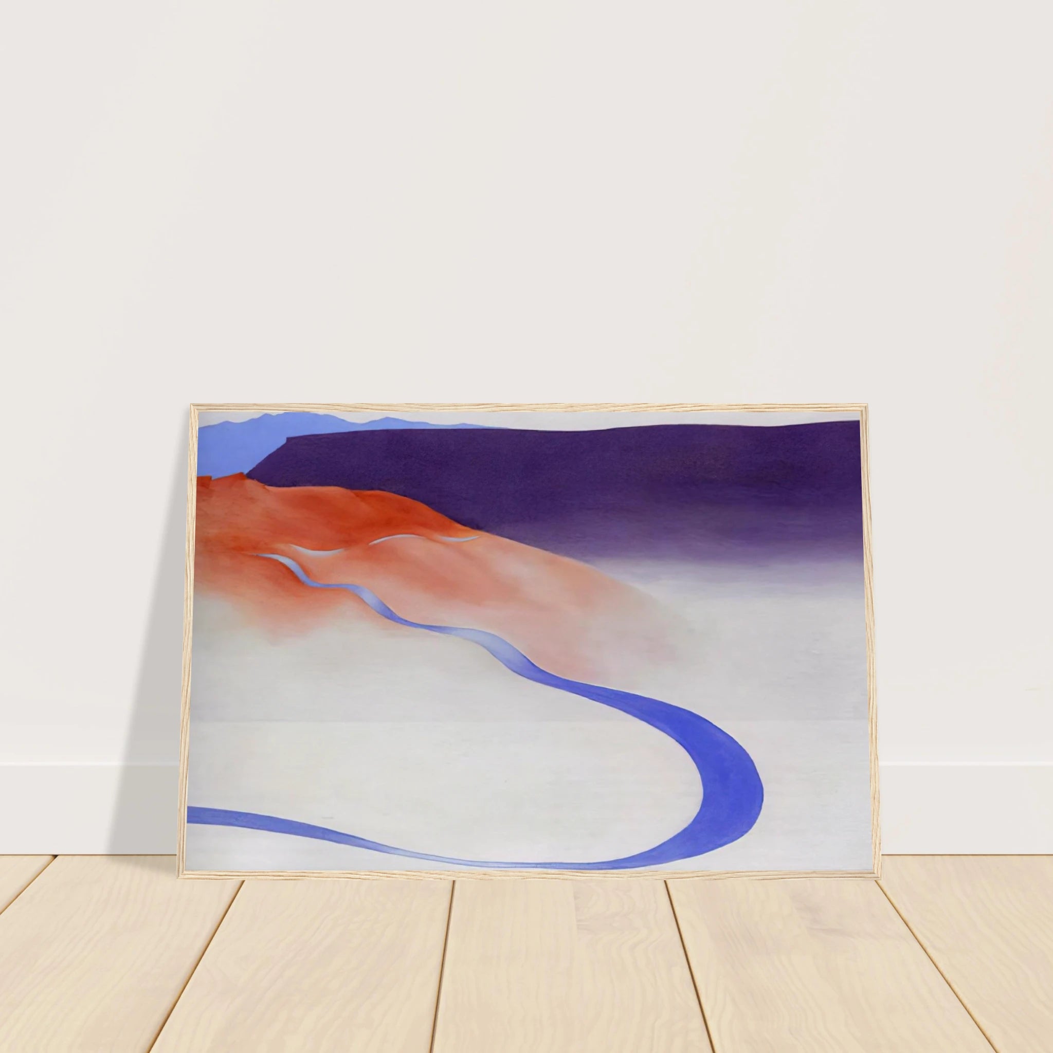 Road to the Ranch Framed Poster | Georgia O'Keeffe Framed Prints Wall Art | Georgia O Keeffe Prints